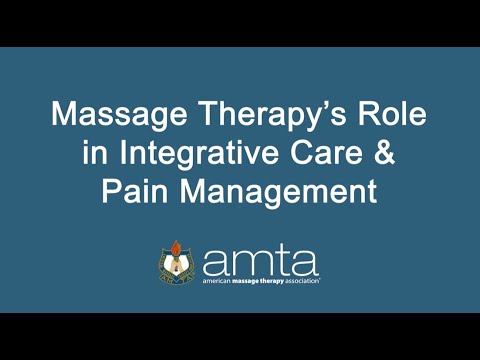AMTA Presentation - Massage Therapy for Chronic Pain