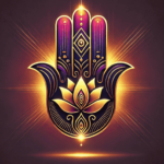 Hamsa hand logo representing spiritual protection, energy healing, and Reiki services in Olympia WA