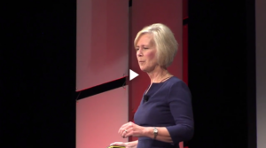 Video thumbnail with expert speaker presenting lecture on sound waves and cancer therapy as part of vibrational healing research